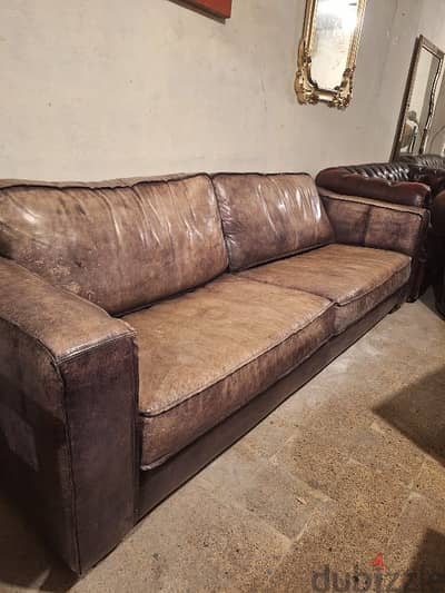 sofa Timothy oulton genuine leather buffalo original England