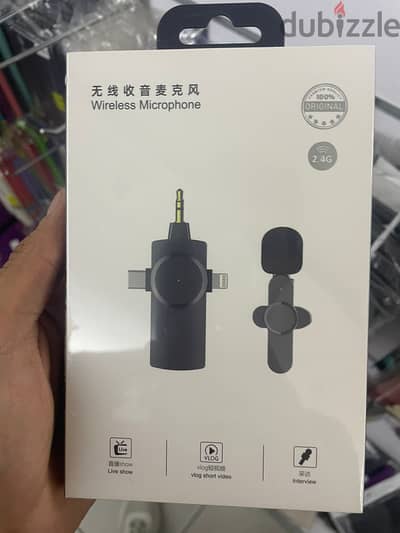 Wireless microphone 3in1