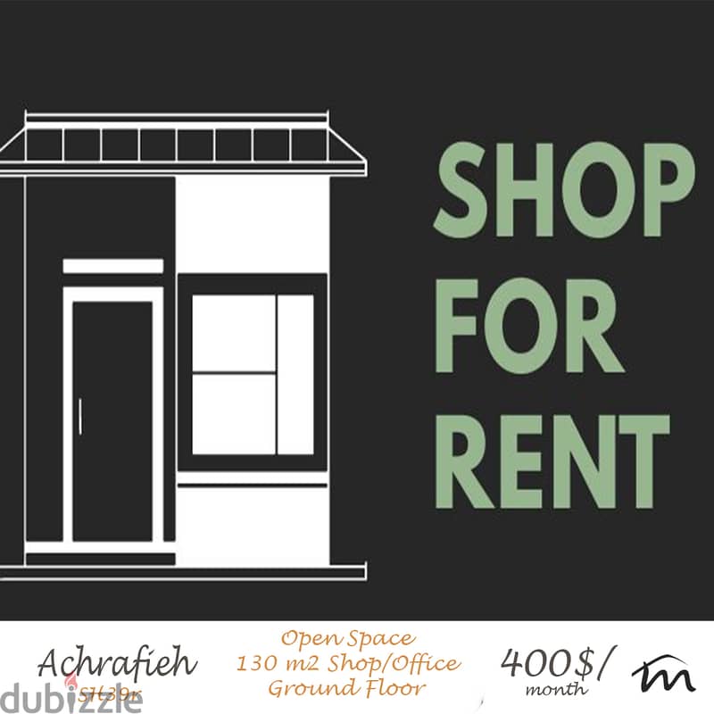 Ashrafieh | 130m² Shop | Open Space | Mezzanine | Ground Floor | Catch 0