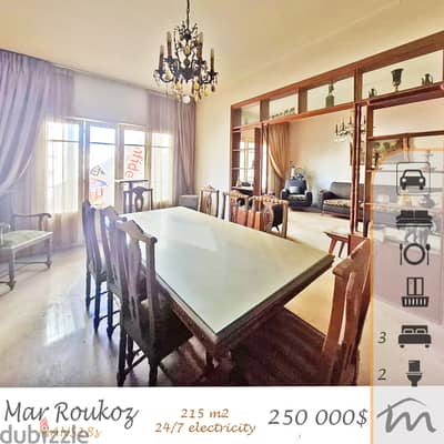 Ashrafieh | 3 Bedrooms Apartment | Balconies | Parking | 215m²