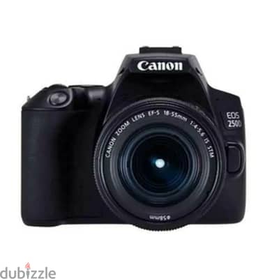 canon EOS 250D with lens 18-55 mm