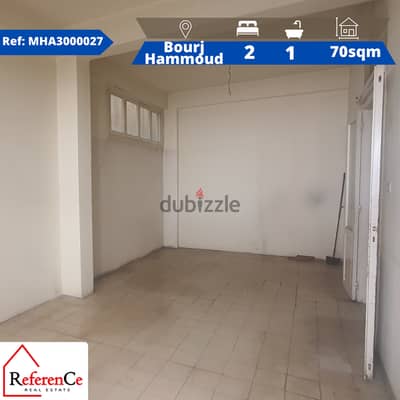 Apartment for rent in bourj hammoud شقة للإيجار في برج حمود