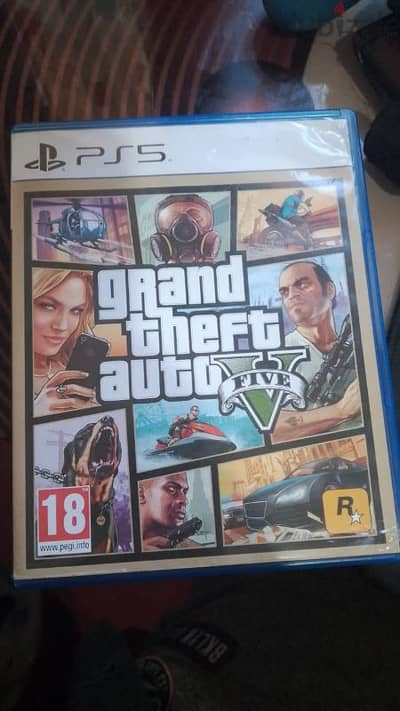 CD GTA5 PS5 LIKE NEW