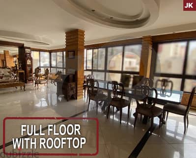 full floor with rooftop- Luxury-private rooftop DEKWANEH REF#JK118829