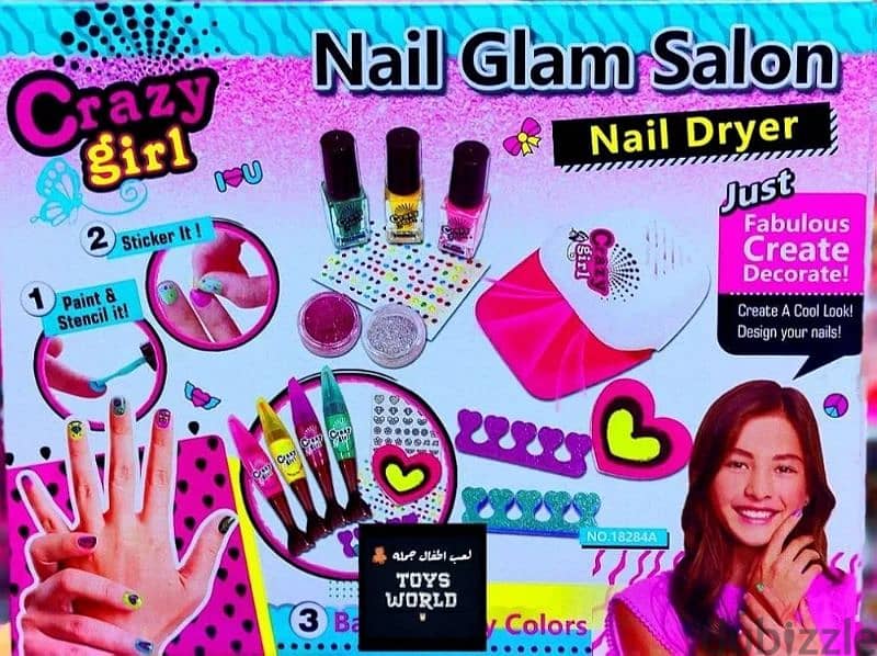 German store nail glam salon 3+ 2