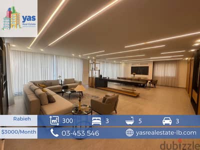 Rabieh 300m2 | Furnished | Classy Area | Luxury | Decorated | CL |