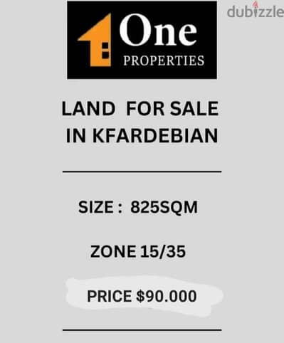 LAND FOR SALE IN KFARDEBIAN