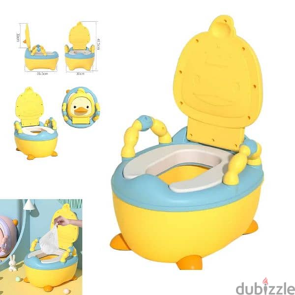 Portable Toilet Potty Seat Duck Shape 2