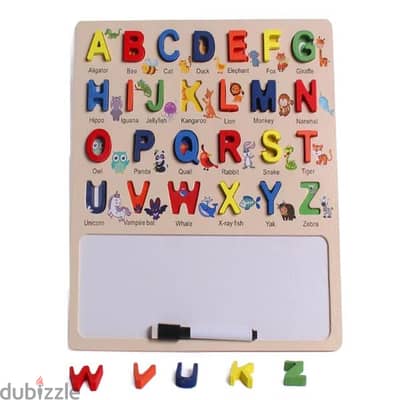 Alphabet Puzzle Learning & Drawing Board For Kids