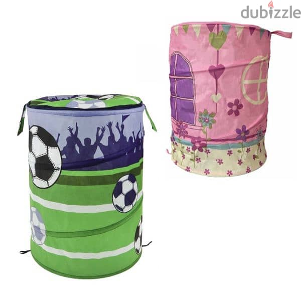 Foldable Basket Storage For Kids 0