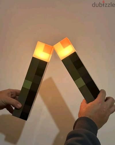 Minecraft Real Life Torche Lamp