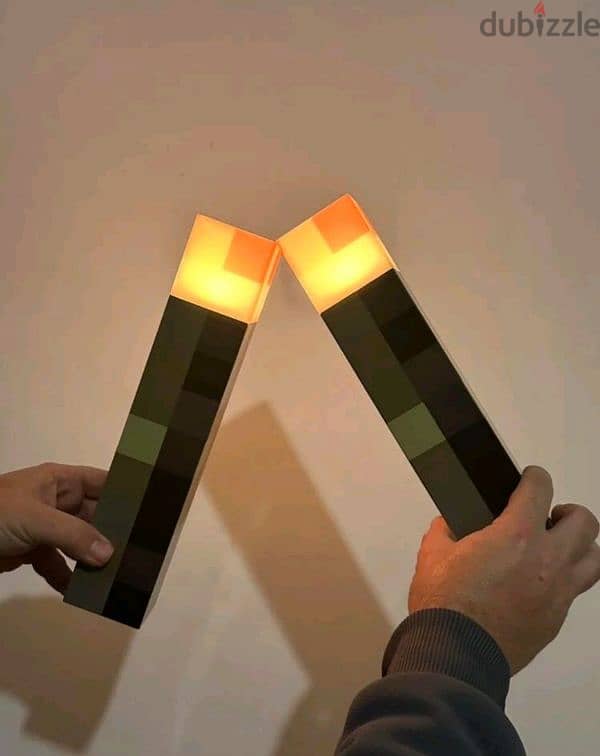 Minecraft Real Life Torche Lamp 0