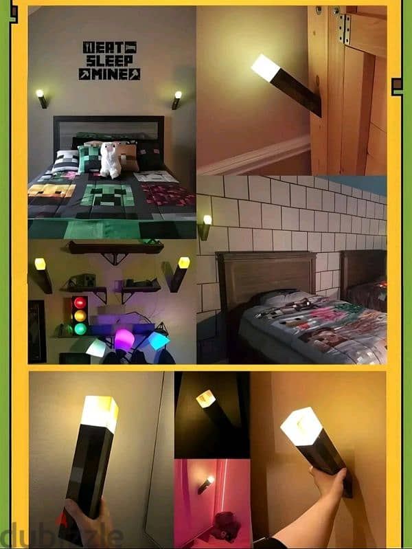 Minecraft Real Life Torche Lamp 4