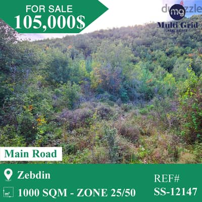 SS-12147 / Land for Sale in Zebdin , أرض للبيع في زبدين