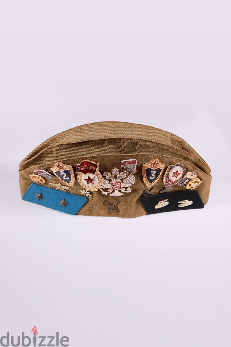 Soviet Hat full of pins 2