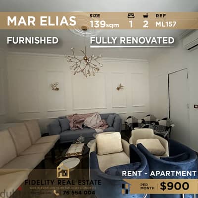 Apartment for rent in Mar Elias ML157 شقة للإيجار في مار الياس