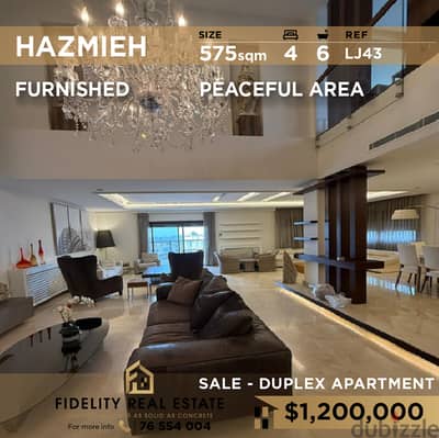 Duplex for sale in Hazmieh LJ43 دوبلكس  للبيع في الحازمية