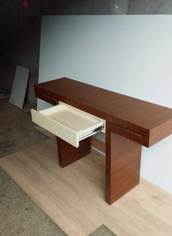 Walnut console 1