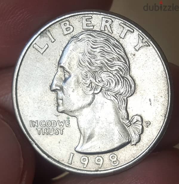 Quarter dollar 1998 0