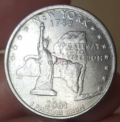 Quarter Dollar 2001