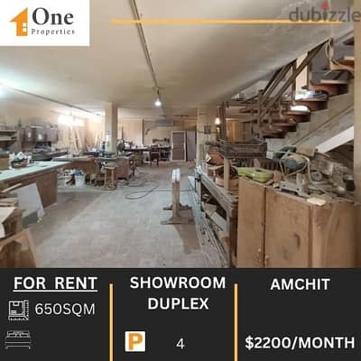 DUPLEX SHOWROOM FOR RENT IN AMSHIT