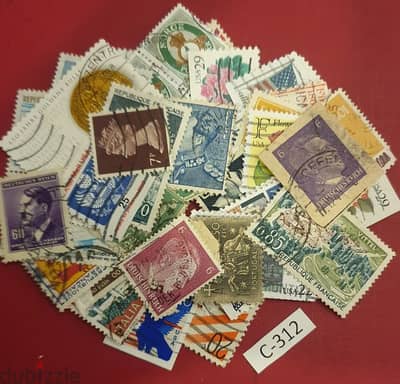 Lot # C-312 World old 50+ stamps since 1940's