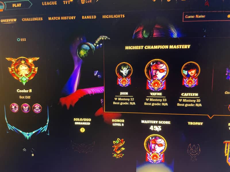 League of legends account for sale 2