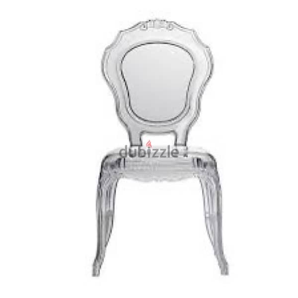 Belle Epoque transparent dinning chair 3