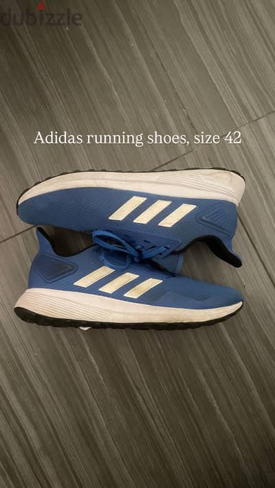 Adidas running shoes size 42