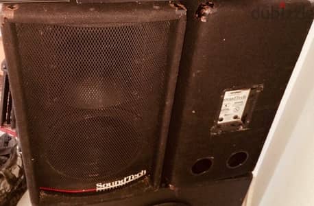 Soundtech loud passive speakers