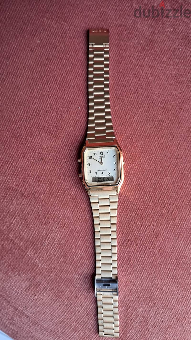 Casio AQ-230GA-9D Gold Analog & Digital 0