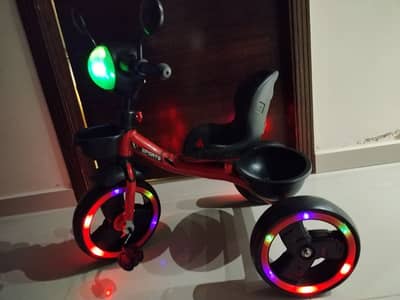 Bicycle 3 wheels with lights and songs