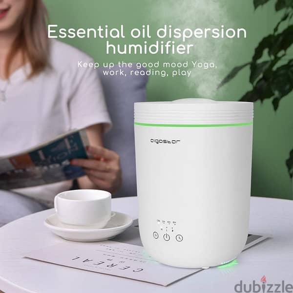 Aigostar Misty-2.5L Silent Air Humidifier, Essential Oil Diffuser 3