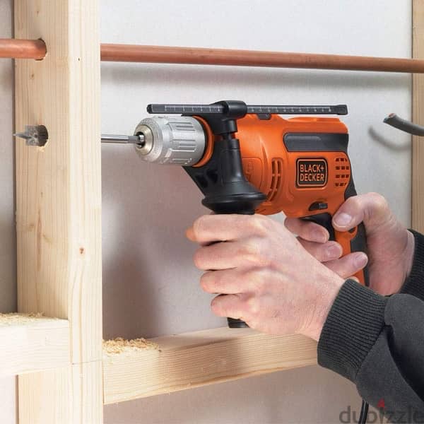 Black + Decker Corded Drill 710W 3