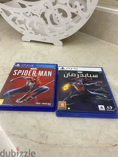 Spider man 1 ps4 and miles morales ps5 both compatible with ps5