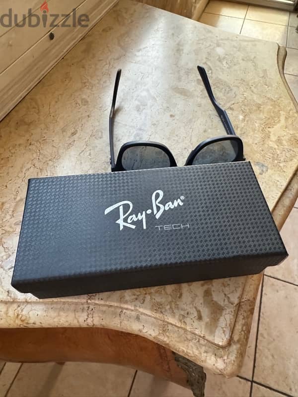 rayban wayfarer dark blue matte frame 1