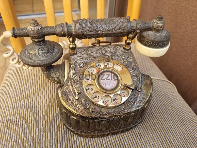 Vintage Antique Old Fashion Rotary Dial Phone 0