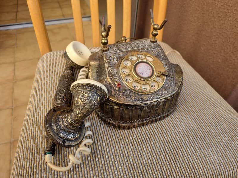 Vintage Antique Old Fashion Rotary Dial Phone 2