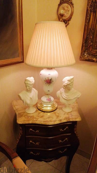 pair of porcelain lamp shade