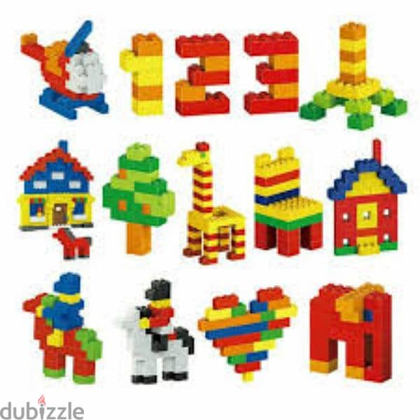 1000 PCS Children diy Creative Bricks Colour Mini Lego Building Blocks 2