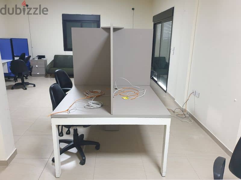 Office table desks and drawers for sale (call for price) 5