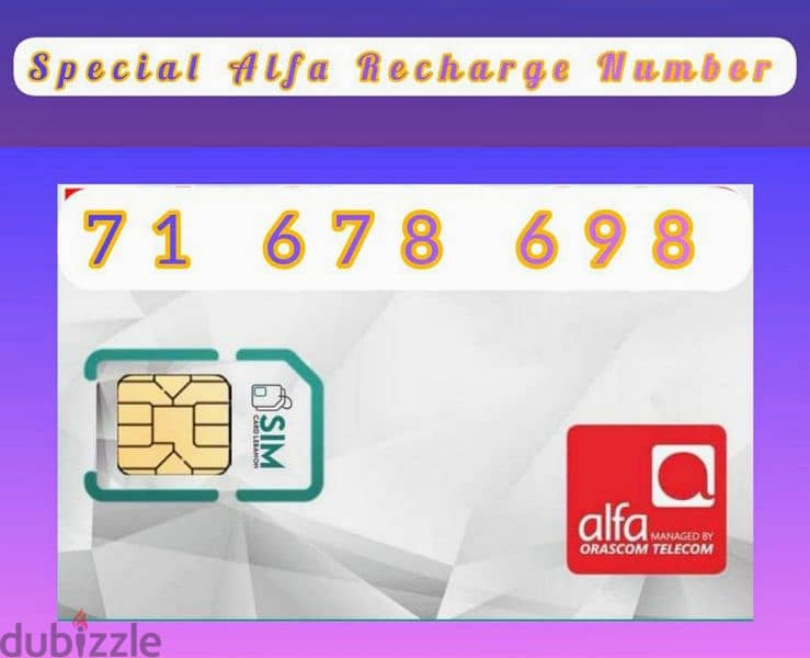 Special Alfa Recharge Number 0