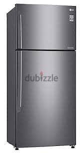 LG REFRIGERATOR SILVER GN-C752HQCL Inverter براد انفرتر 25 قدم ال جي 0