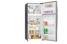 LG REFRIGERATOR SILVER GN-C752HQCL Inverter براد انفرتر 25 قدم ال جي 1