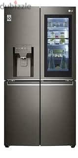 GRX39FMKBL LG InstaView 5 Door Black Fridge 716L براد 5 ابواب اسود 3