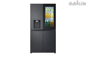 GRX39FMKBL LG InstaView 5 Door Black Fridge 716L براد 5 ابواب اسود 4