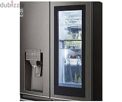 GRX39FMKBL LG InstaView 5 Door Black Fridge 716L براد 5 ابواب اسود 6