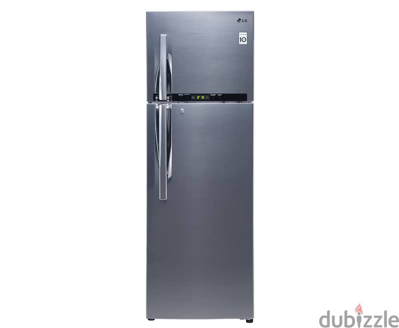 GLG372RLBB LG Fridge Silver Inverter  براد انفرتر ال جي فضي 0