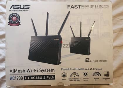 ASUS Mi Mesh wifi system RT-AC68U AC1900 Dual Band