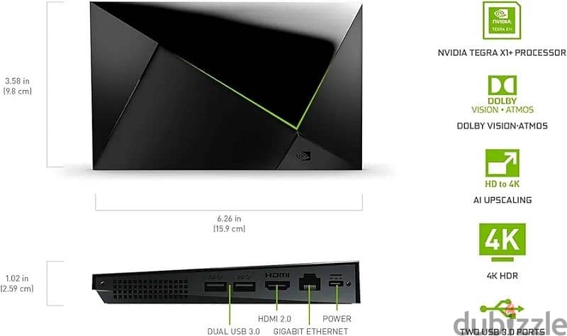 NVIDIA SHIELD Android TV Pro Streaming Media Player; 4K HDR 2